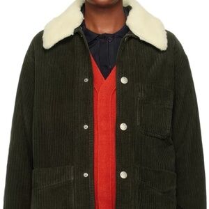 A.P.C Khaki Julianna Corduroy Jacket